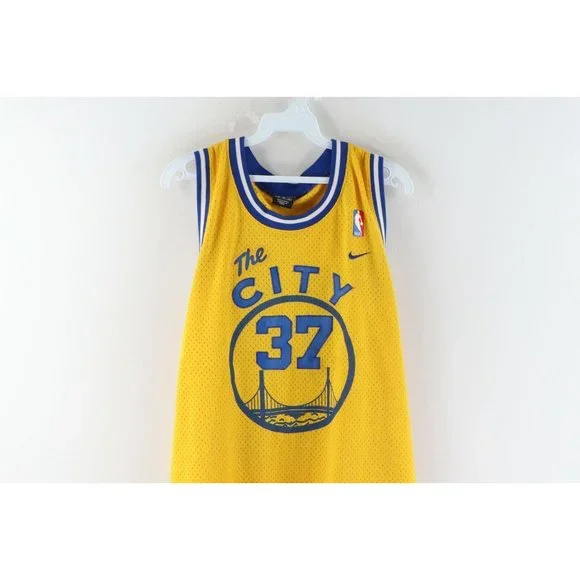 Vintage Nike Mens XL Golden State Warriors The City Van Exel Basketball Jersey - Picture 2 of 12